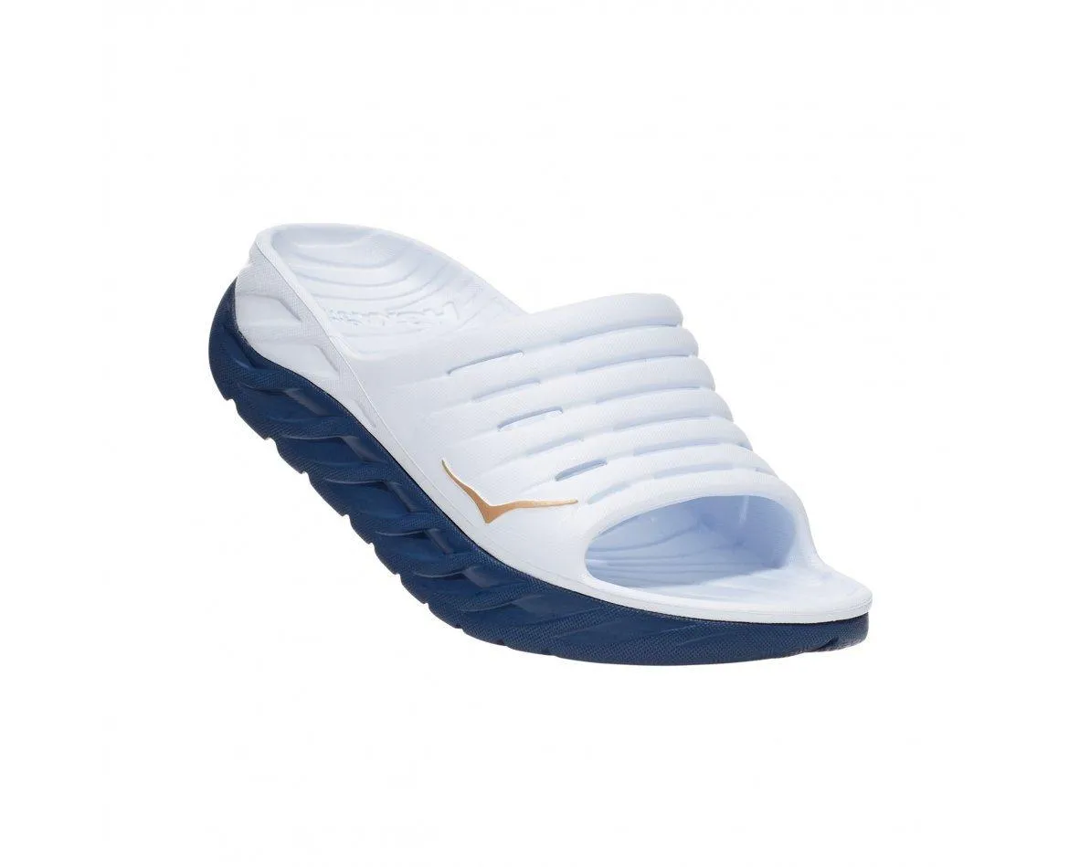 כפכפי התאוששות אורה הוקה לגברים בצבע לבן Hoka M Ora Recovery Slide  1099673/WVIN