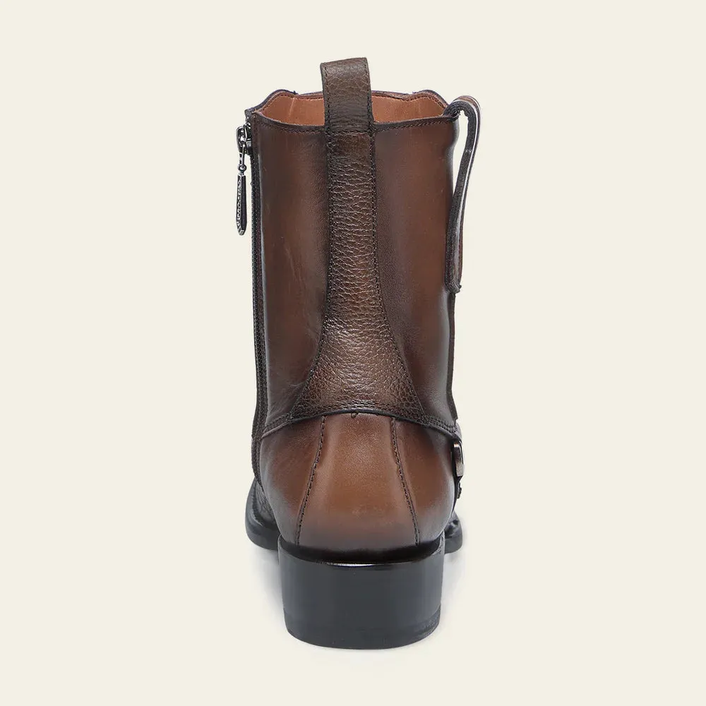 1J3MFY - Cuadra honey dress cowboy fuscus zip ankle boots for men