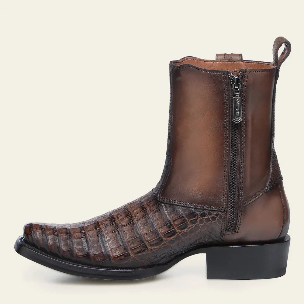 1J3MFY - Cuadra honey dress cowboy fuscus zip ankle boots for men