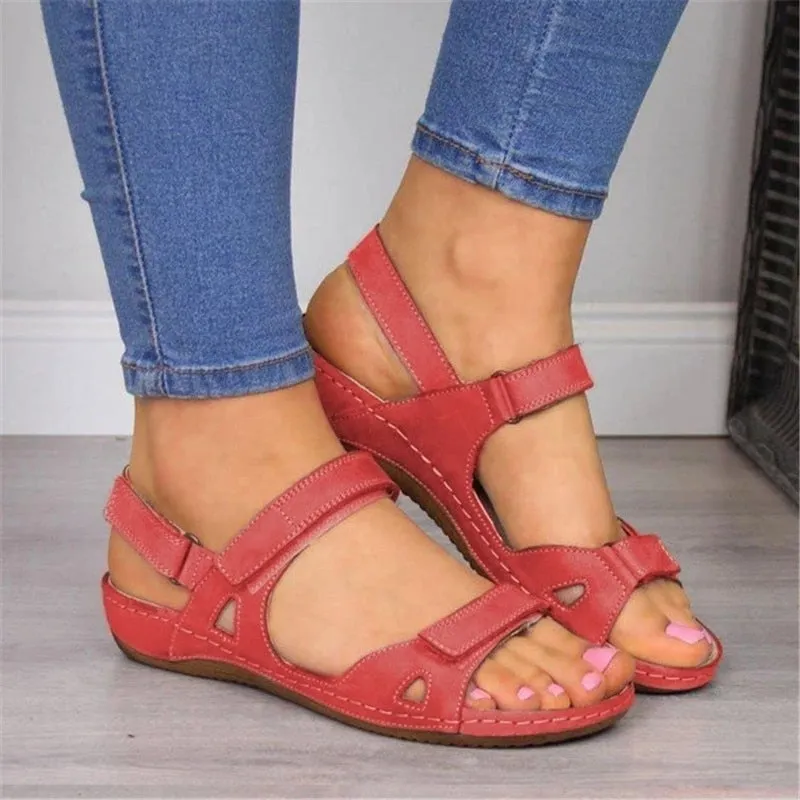 2022 New Women Sandals Soft Stitching Ladies Sandals Comfortable Flat
