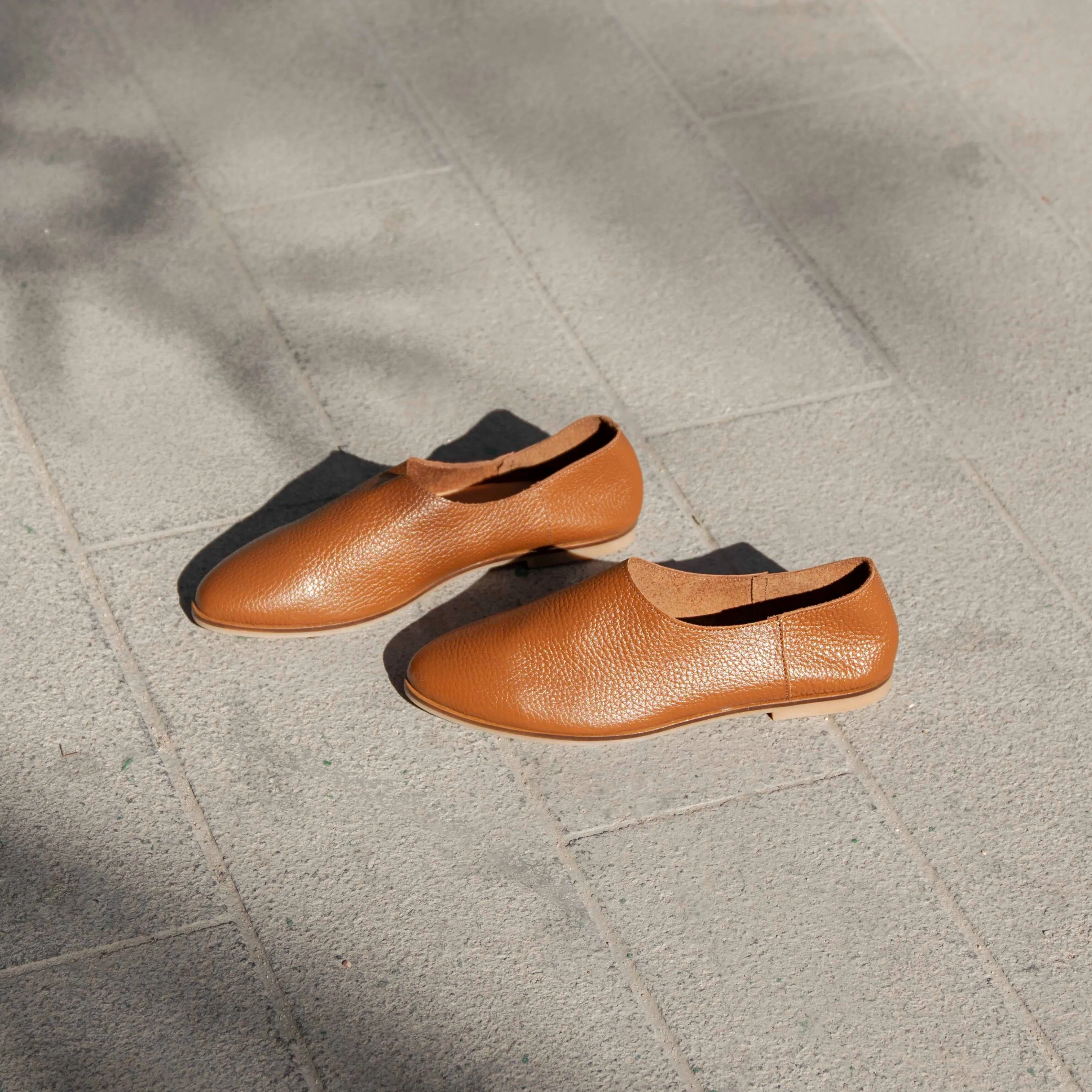 Adeela tan loafer
