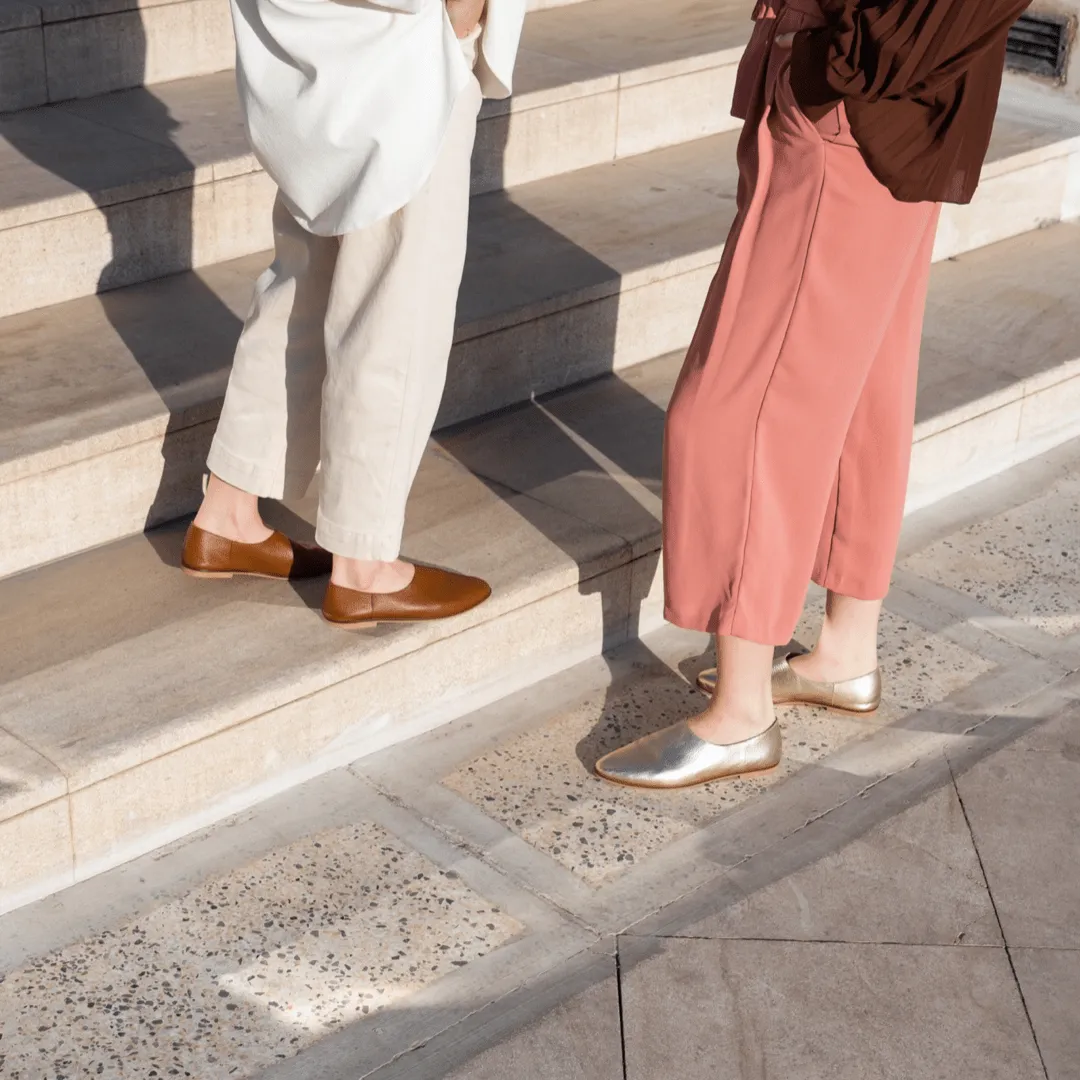 Adeela tan loafer
