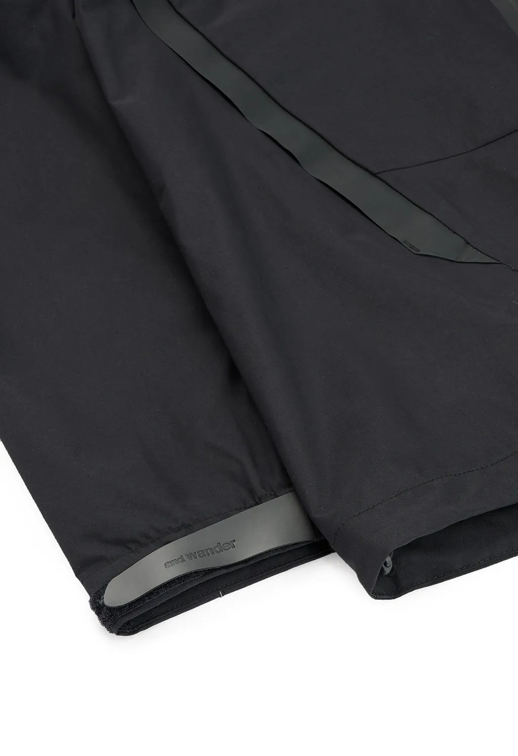 And Wander Men's 2.5L Hiker Rain Jacket - Black