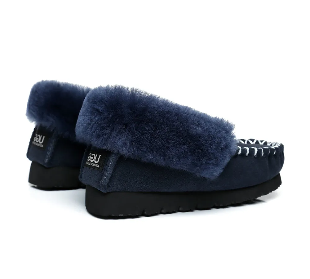 Australian Shepherd® UGG Australia Premium Sheepskin Women and Men Popo Moccasins