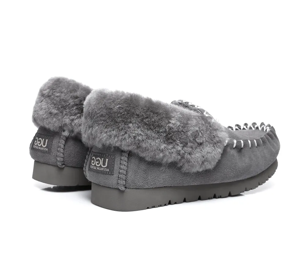 Australian Shepherd® UGG Australia Premium Sheepskin Women and Men Popo Moccasins