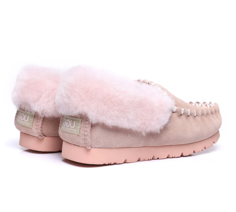 Australian Shepherd® UGG Australia Premium Sheepskin Women and Men Popo Moccasins