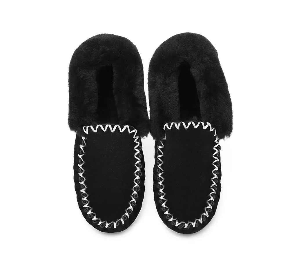 Australian Shepherd® UGG Australia Premium Sheepskin Women and Men Popo Moccasins
