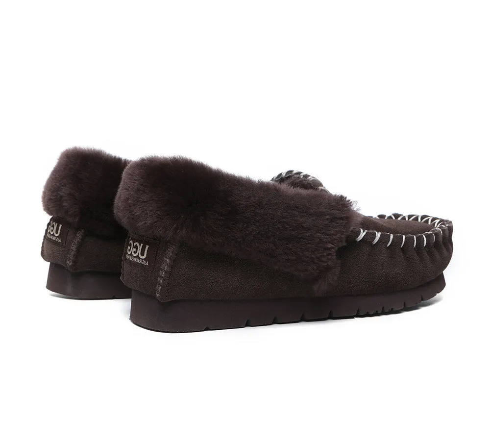 Australian Shepherd® UGG Australia Premium Sheepskin Women and Men Popo Moccasins