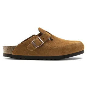 Birkenstock - Boston Soft Footbed Mink Suede Leather N 1009543