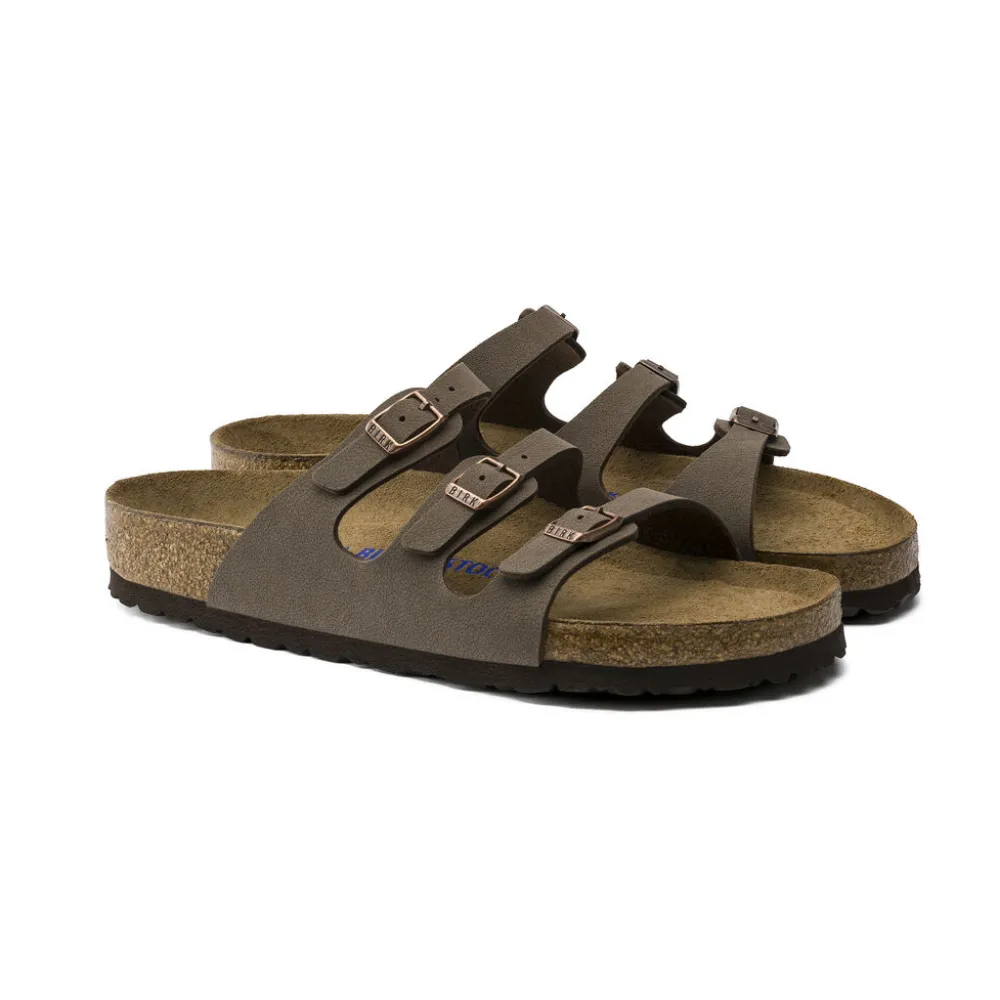 Birkenstock Florida Mocca BirkiBuc (Soft Footbed)
