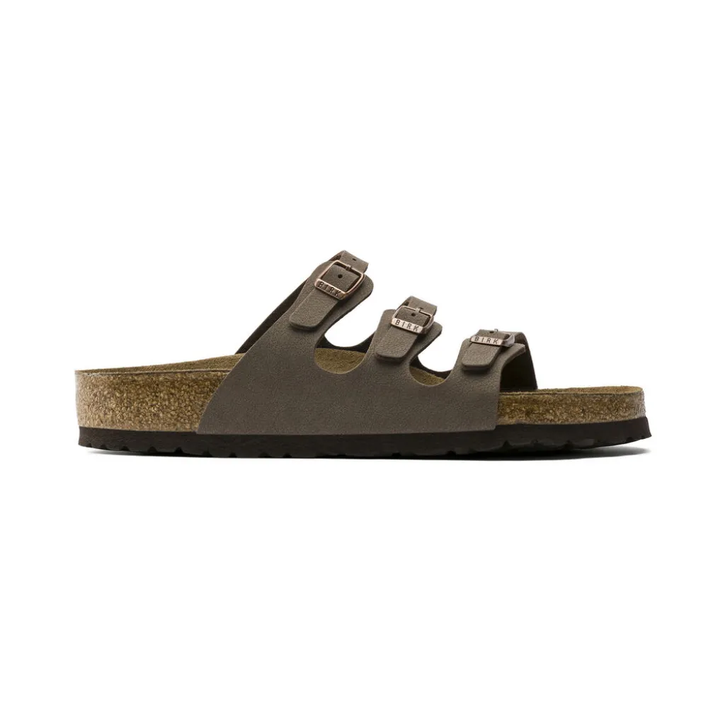 Birkenstock Florida Mocca BirkiBuc (Soft Footbed)