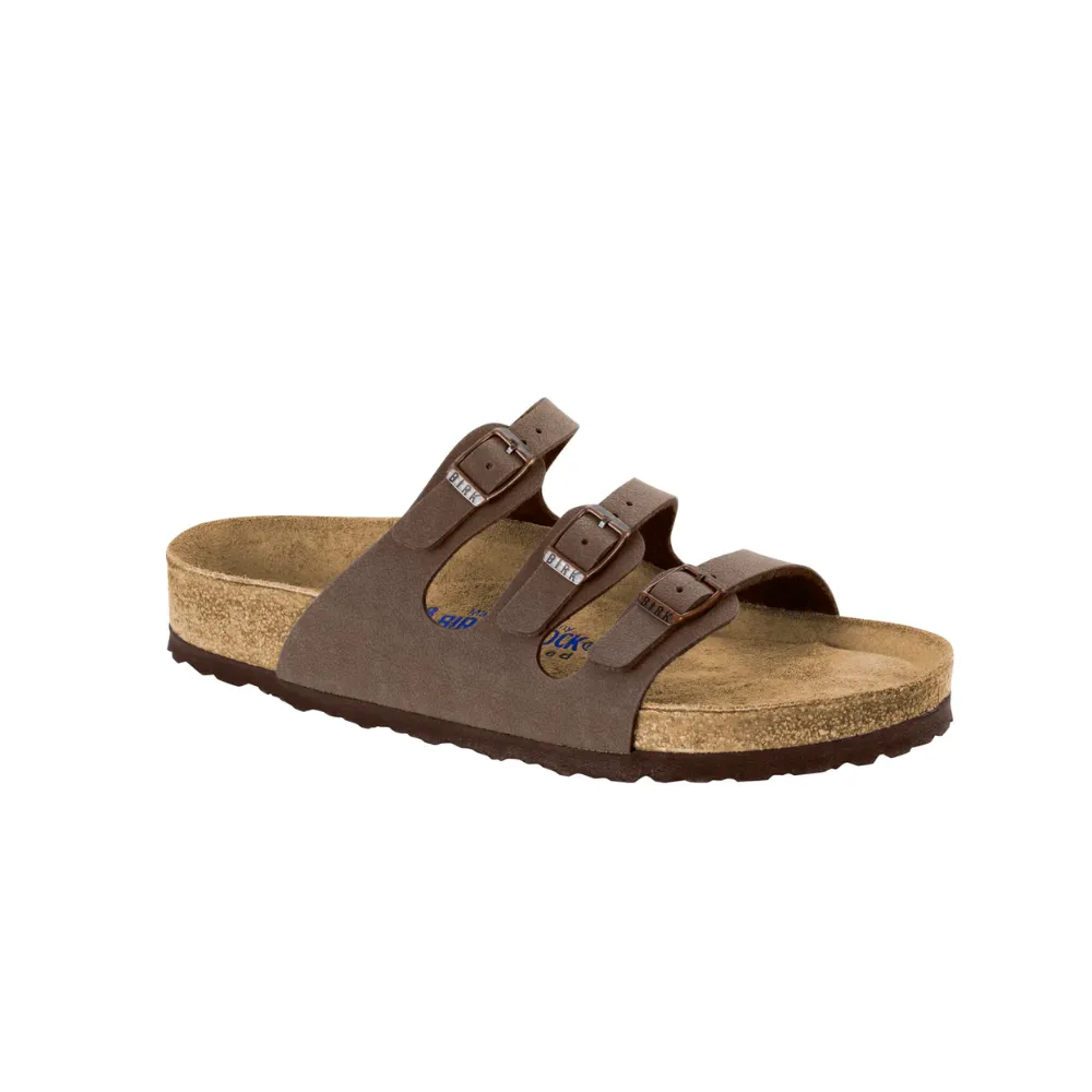 Birkenstock Florida Mocca BirkiBuc (Soft Footbed)