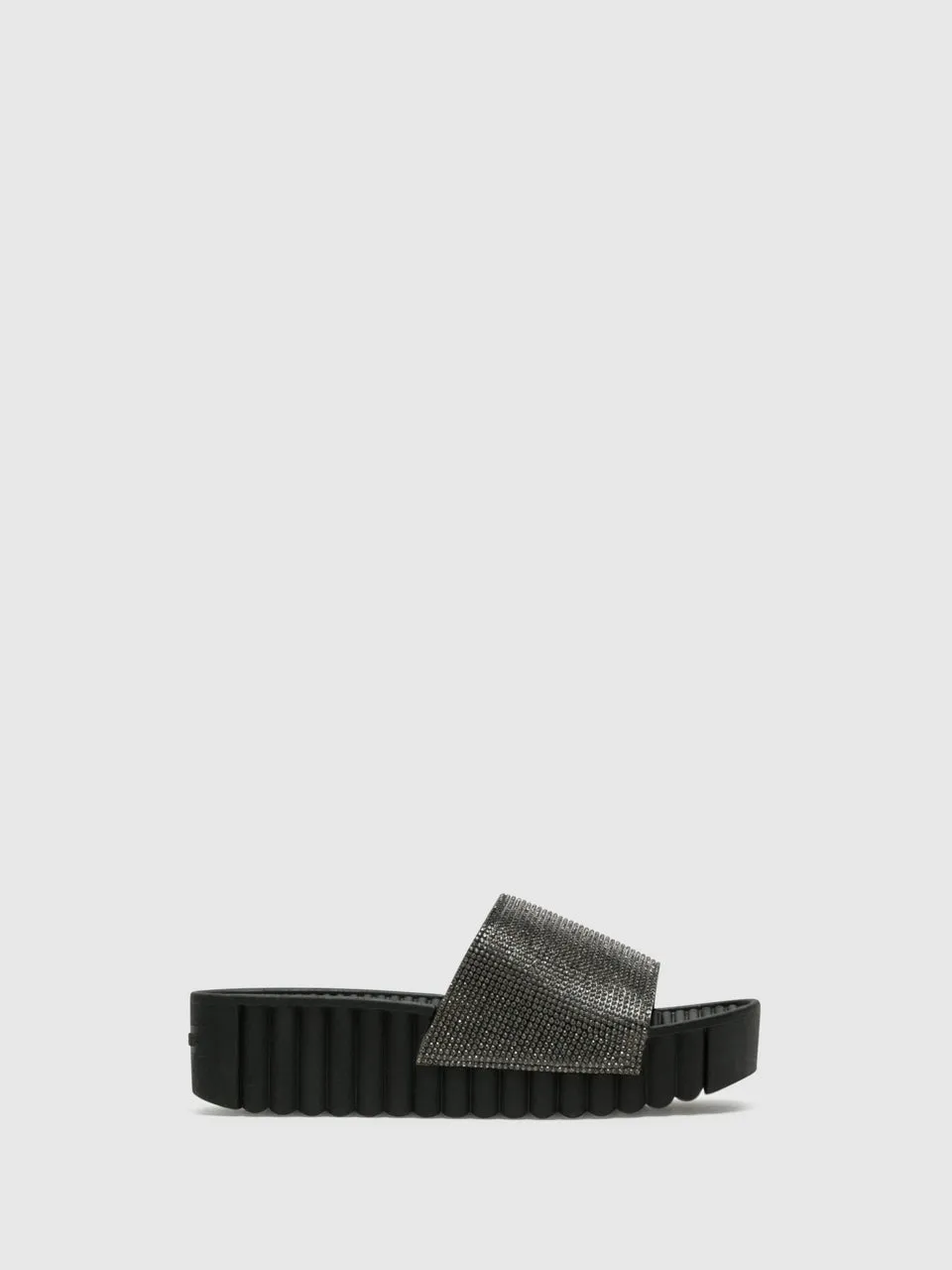 Black Appliqués Flip-Flops