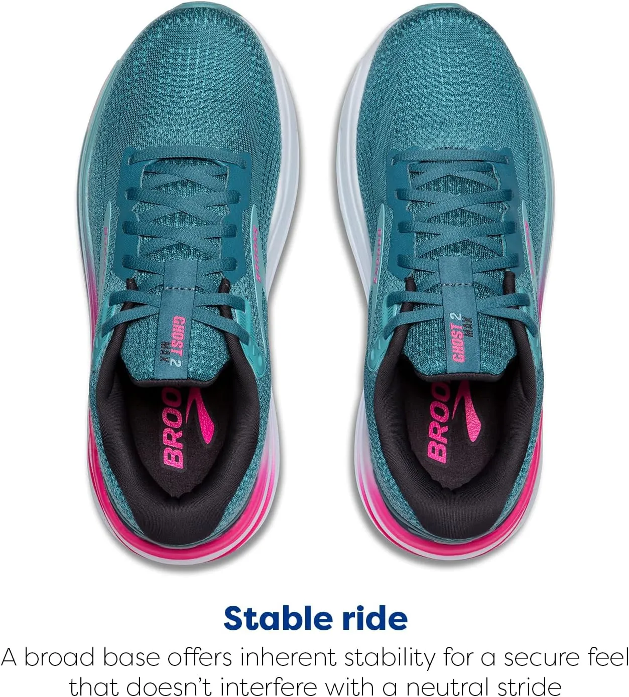 Brooks Womens Ghost Max 2 Neutral Running & Walking Shoe