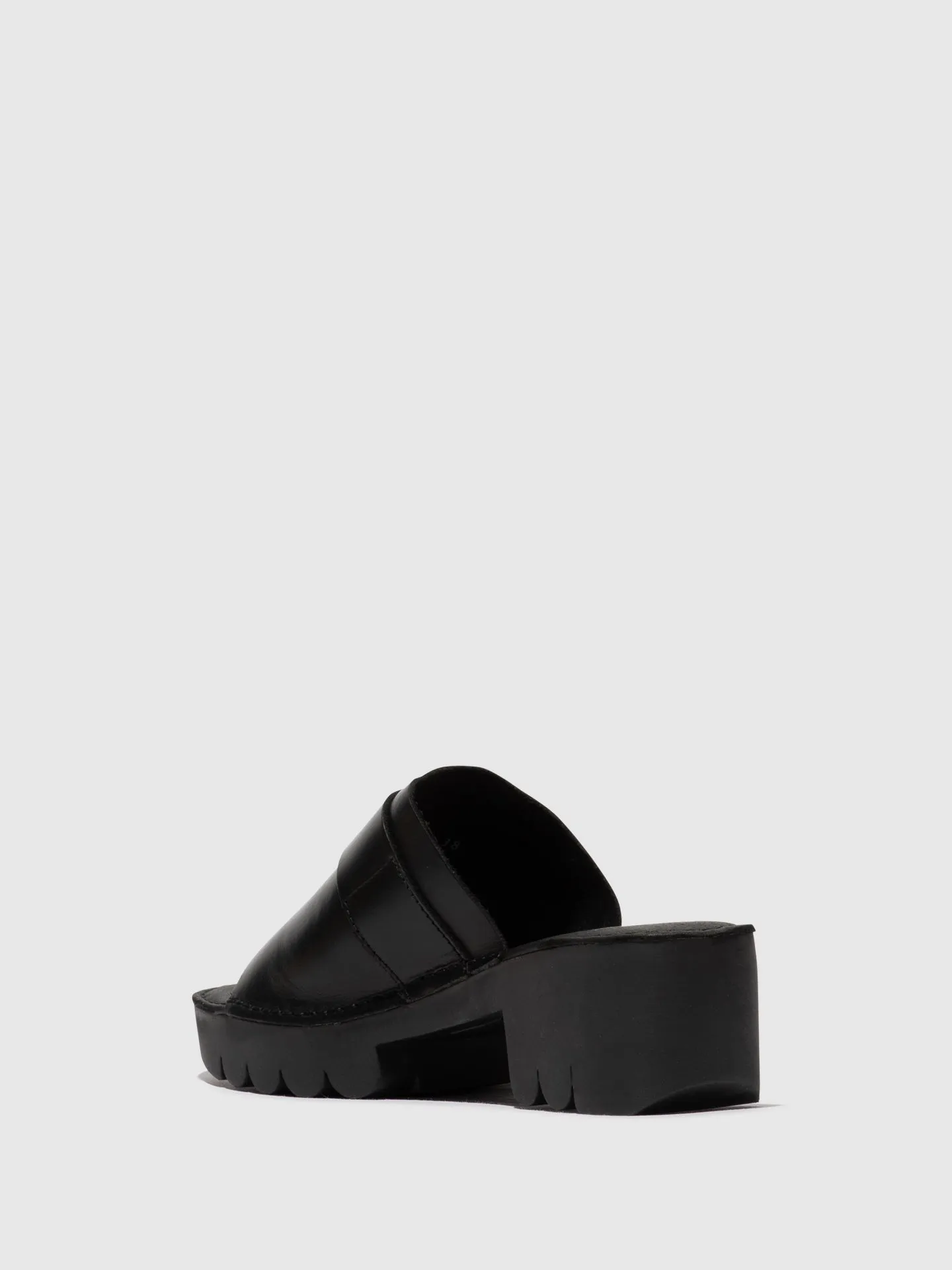 Buckle Mules EPLE519FLY BLACK