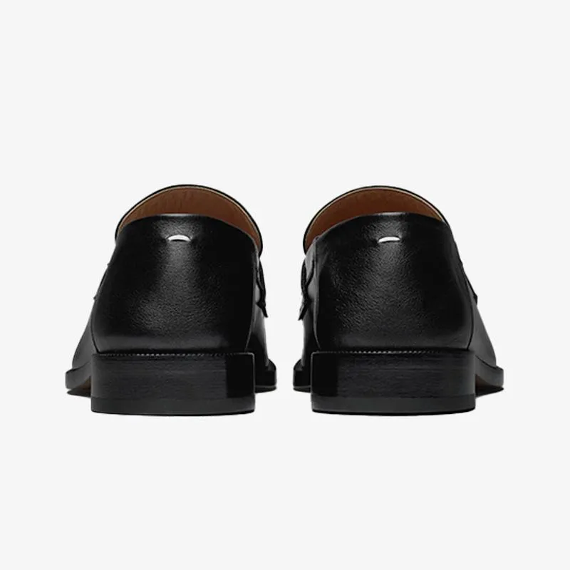 Calf Leather Split-Toe Slip-On Shoes Unisex