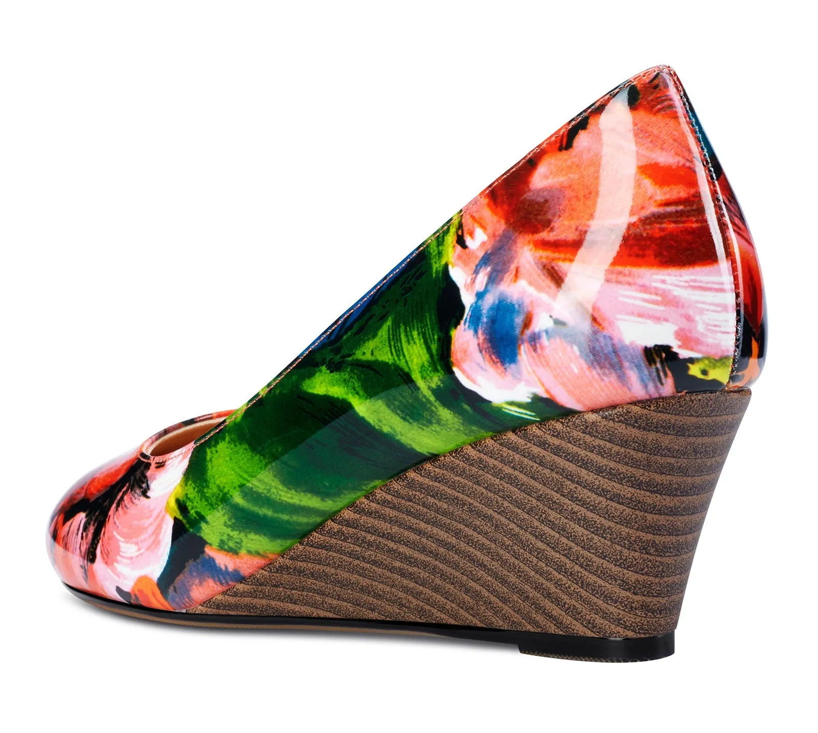 Castamere Womens Wedge Heels Pumps Comfort Slip-on Round-Toe Basic Pump 2Inch Mid-Heel