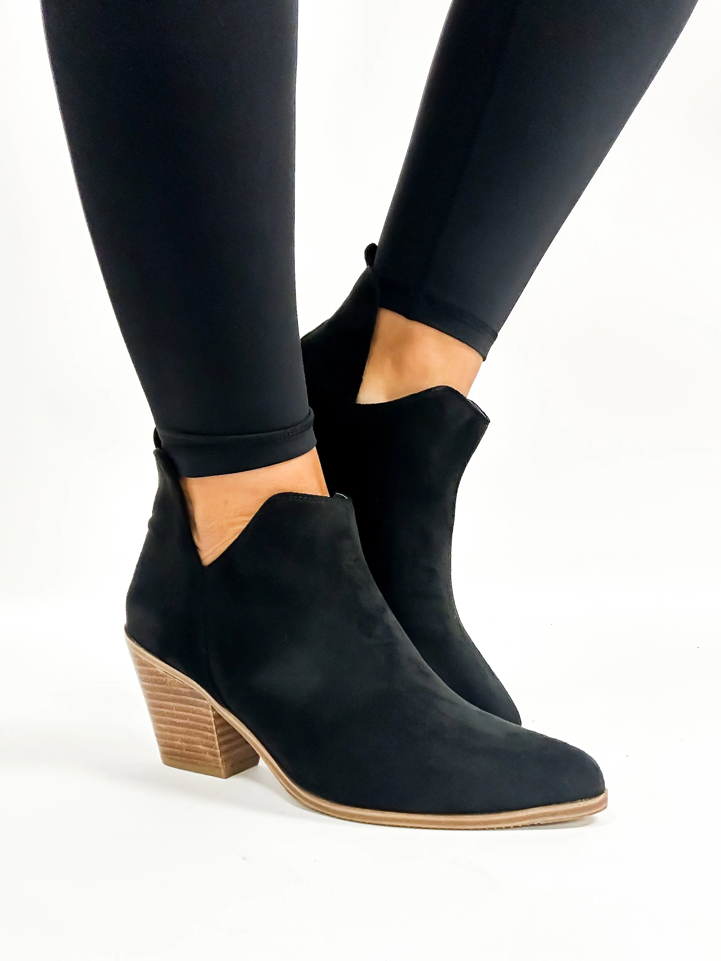 Corky's Black Faux Suede Sassy Pants Boots FINAL SALE