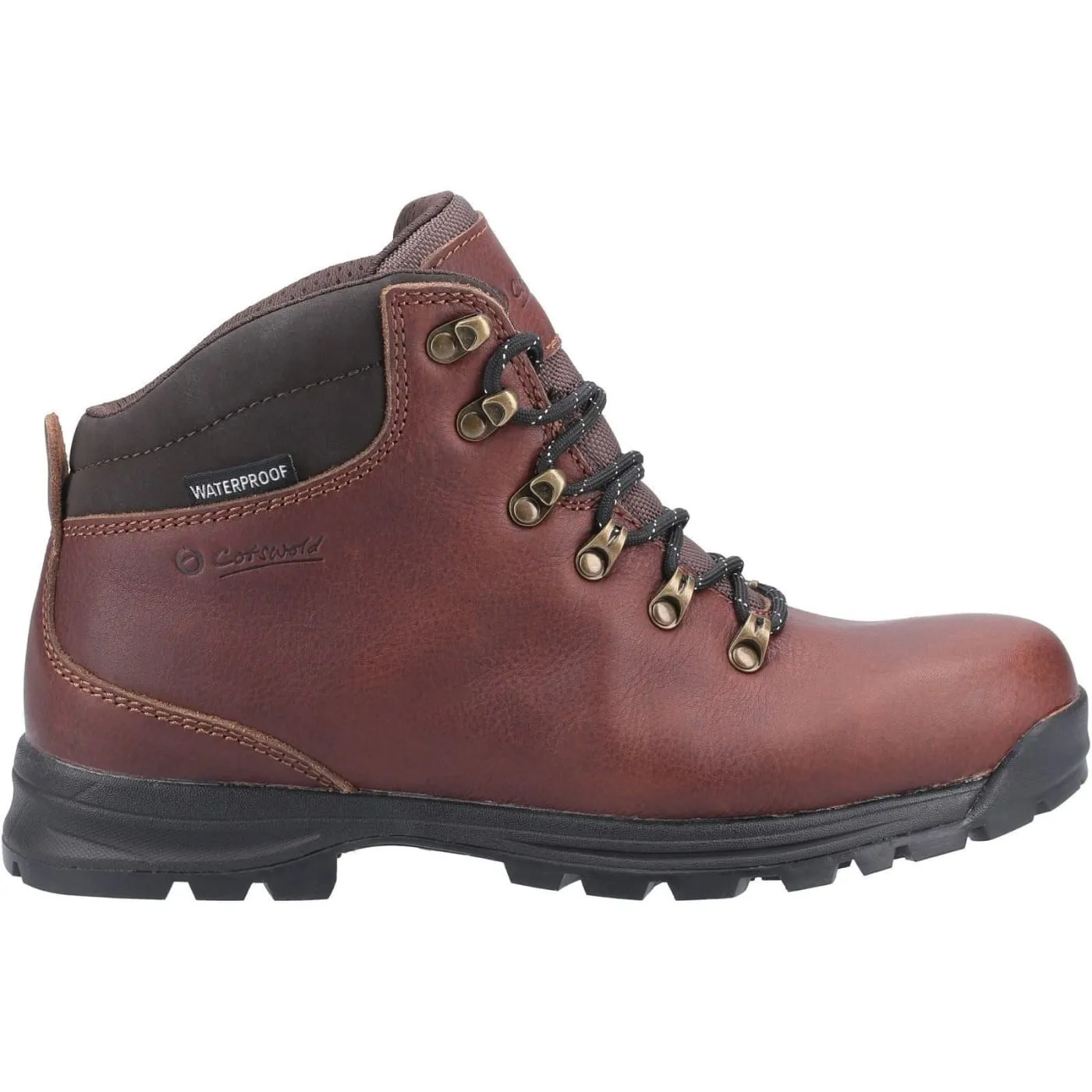 Cotswold Kingsway Brown Mens Crazy Horse Leather Hikers