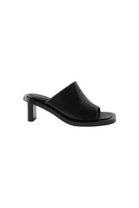Cube Leather Mules