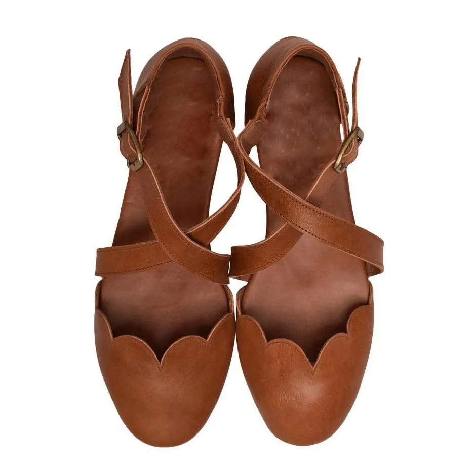 Cute Casual Women's Soft Leather Flat Sandals
