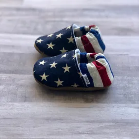 Distressed Stars And Stripes Low Tops
