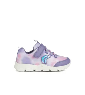Geox Girls Purple Marble Effect New Torque Runner J258HA