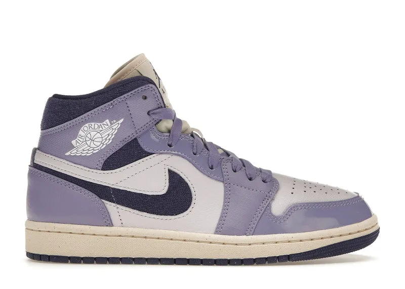 Jordan 1 Mid Se Chenille Sky J Light Purple (Women'S)