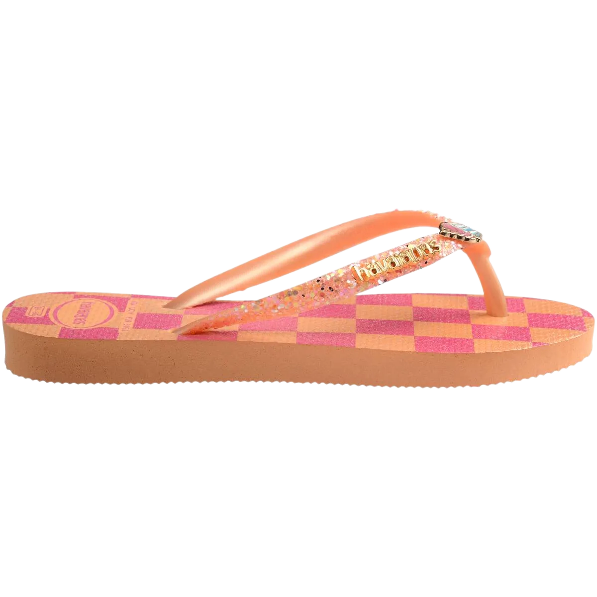 Kids Slim Glitter Trendy Flip Flops
