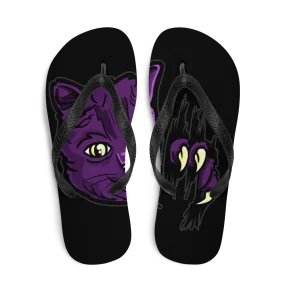 KittyChaos Logo Flip-Flops