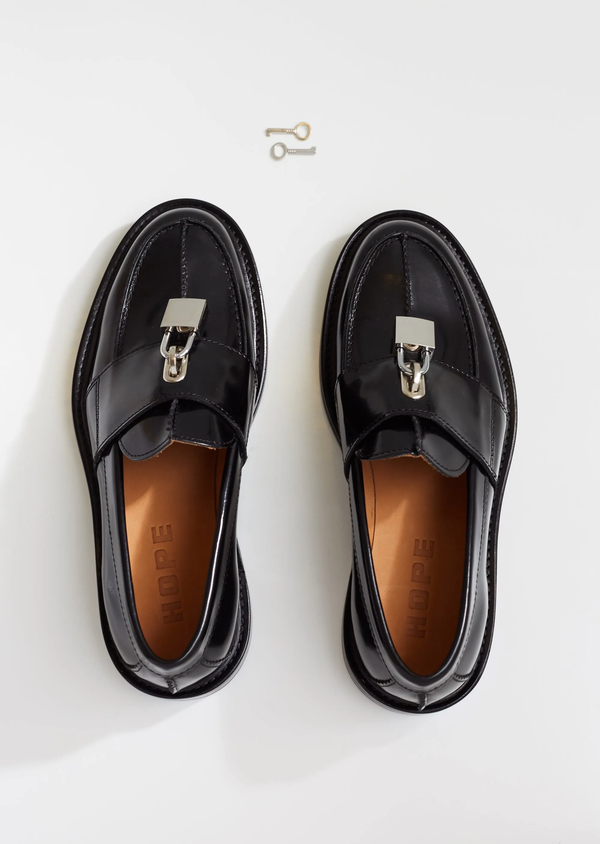 Lock and Key Leather Loafer