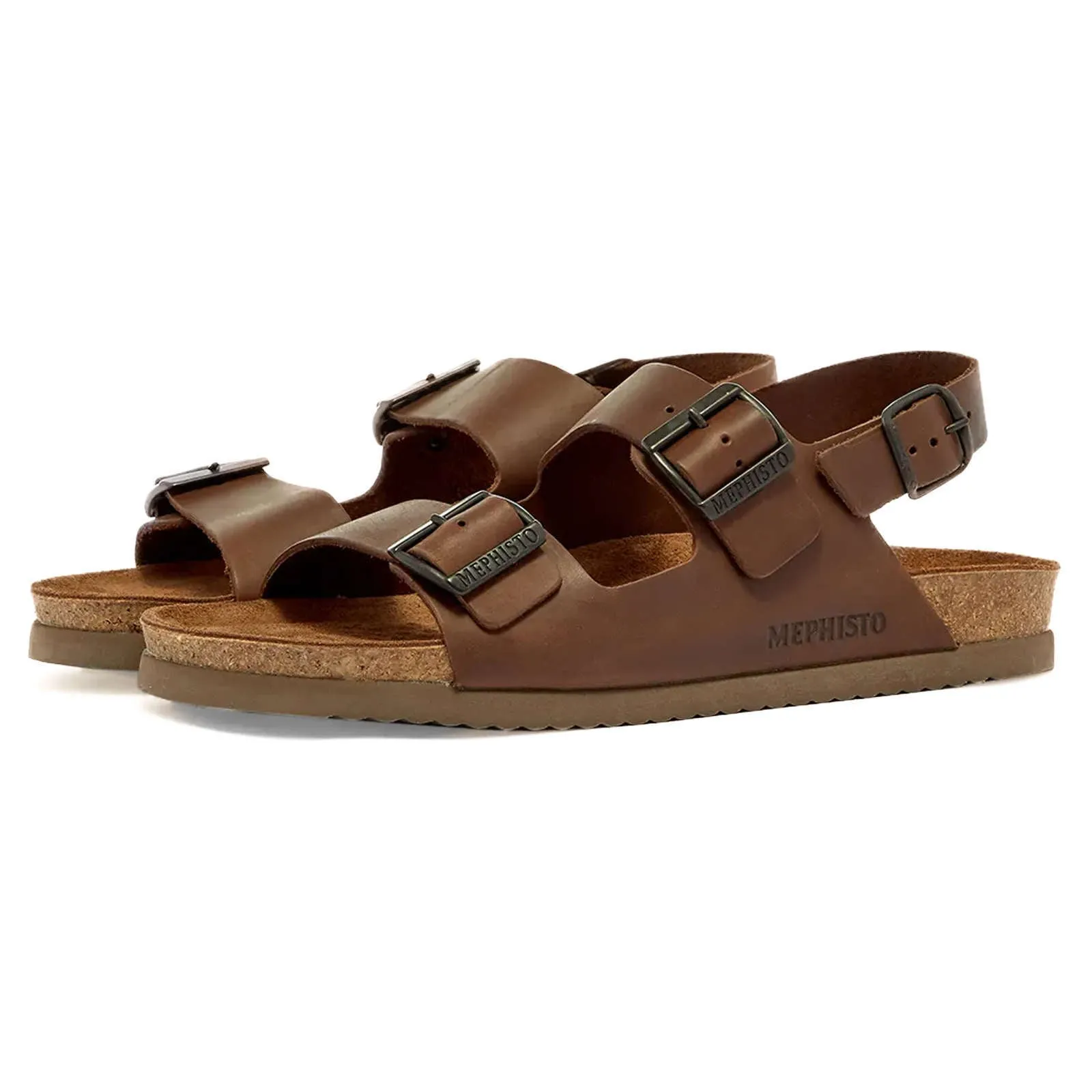 Mephisto Nardo Full Grain Leather Men's Sandals