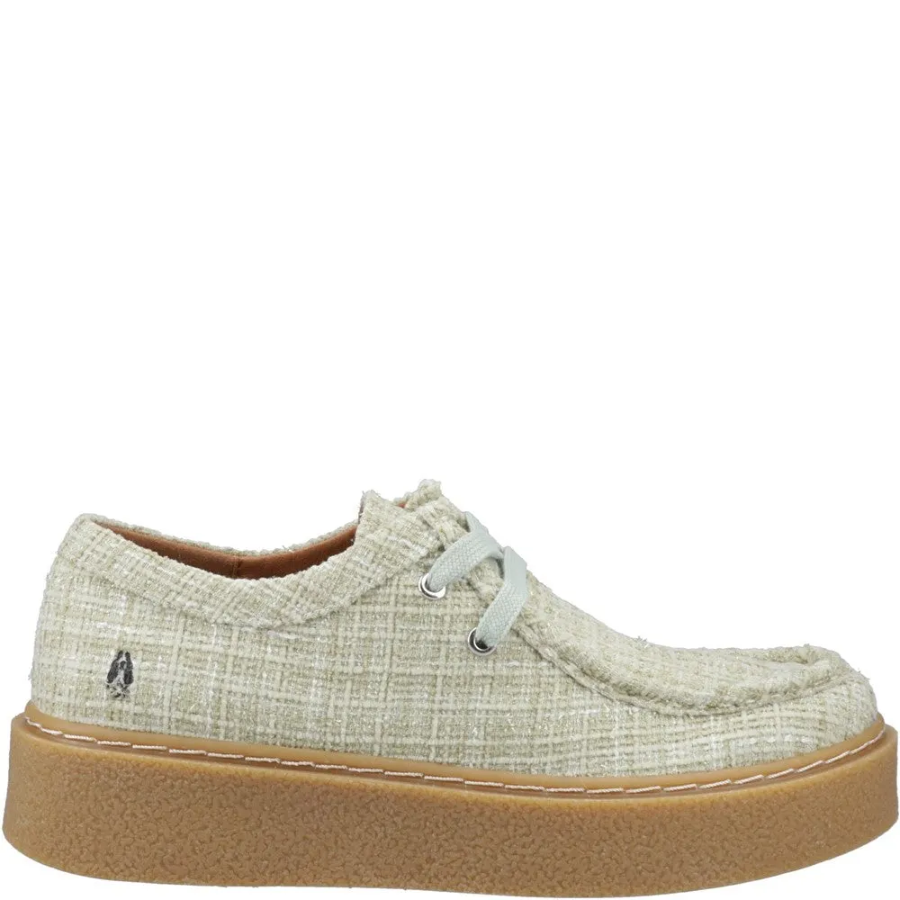 Mint Bridie Textile Moccasins