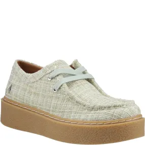 Mint Bridie Textile Moccasins