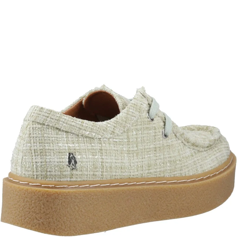 Mint Bridie Textile Moccasins