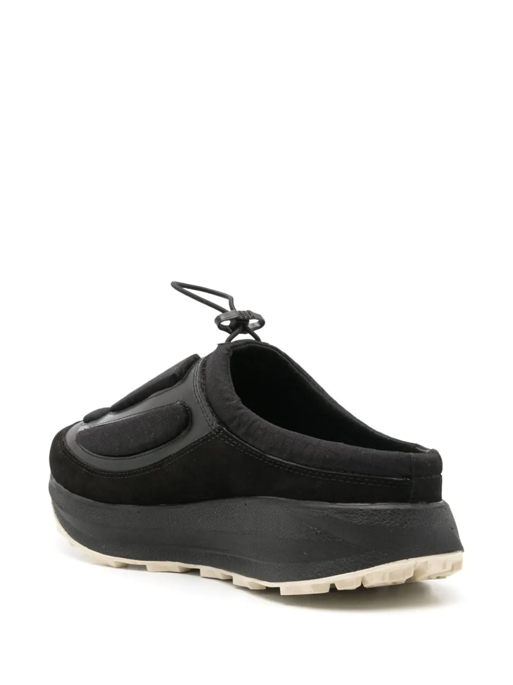Musmo panelled drawstring mules