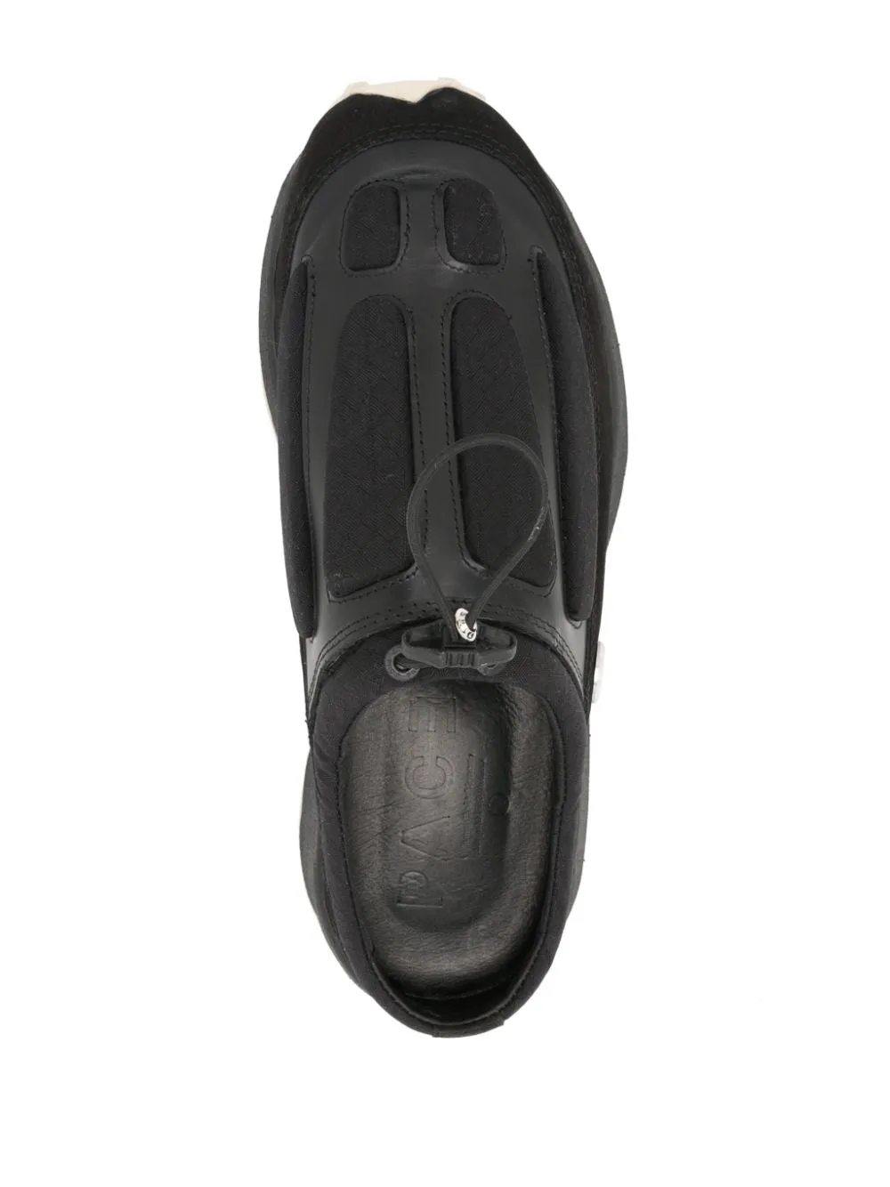 Musmo panelled drawstring mules