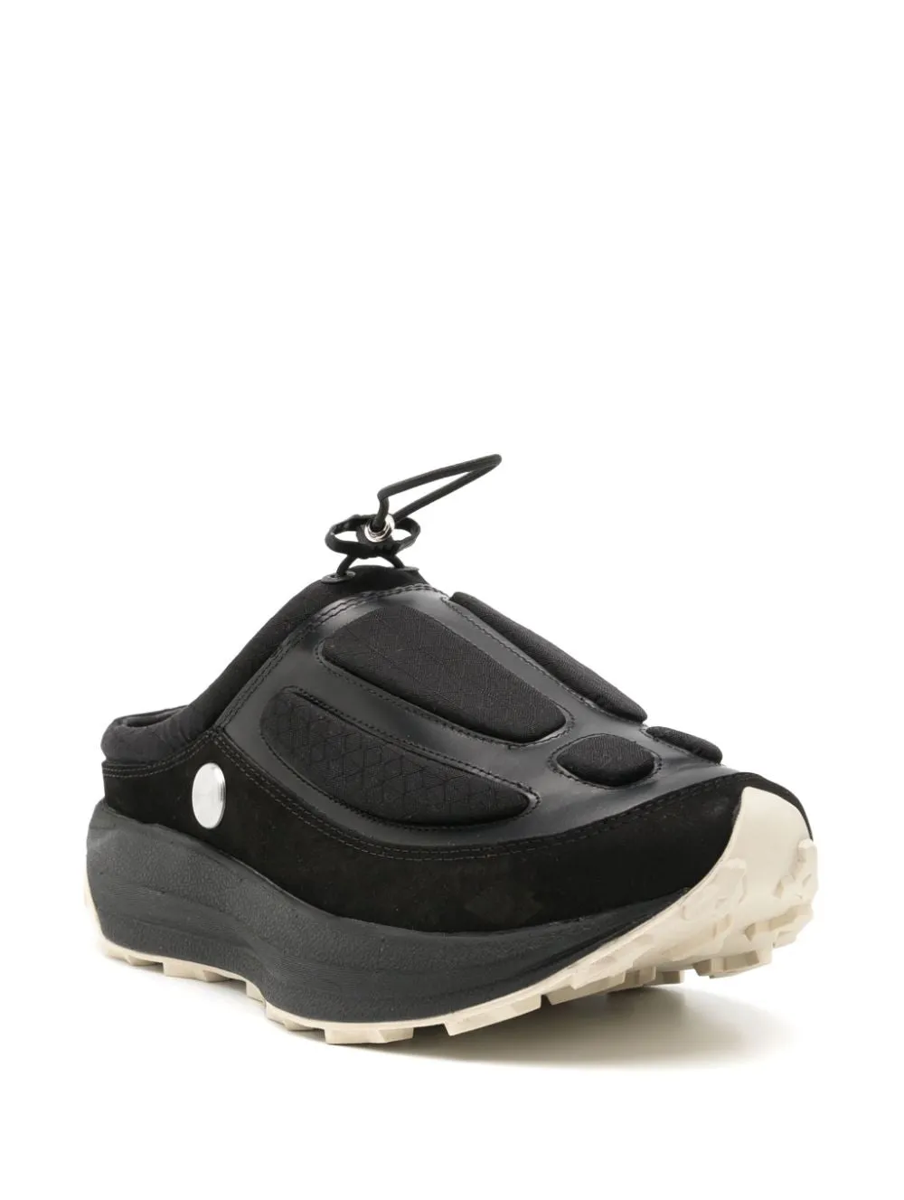 Musmo panelled drawstring mules