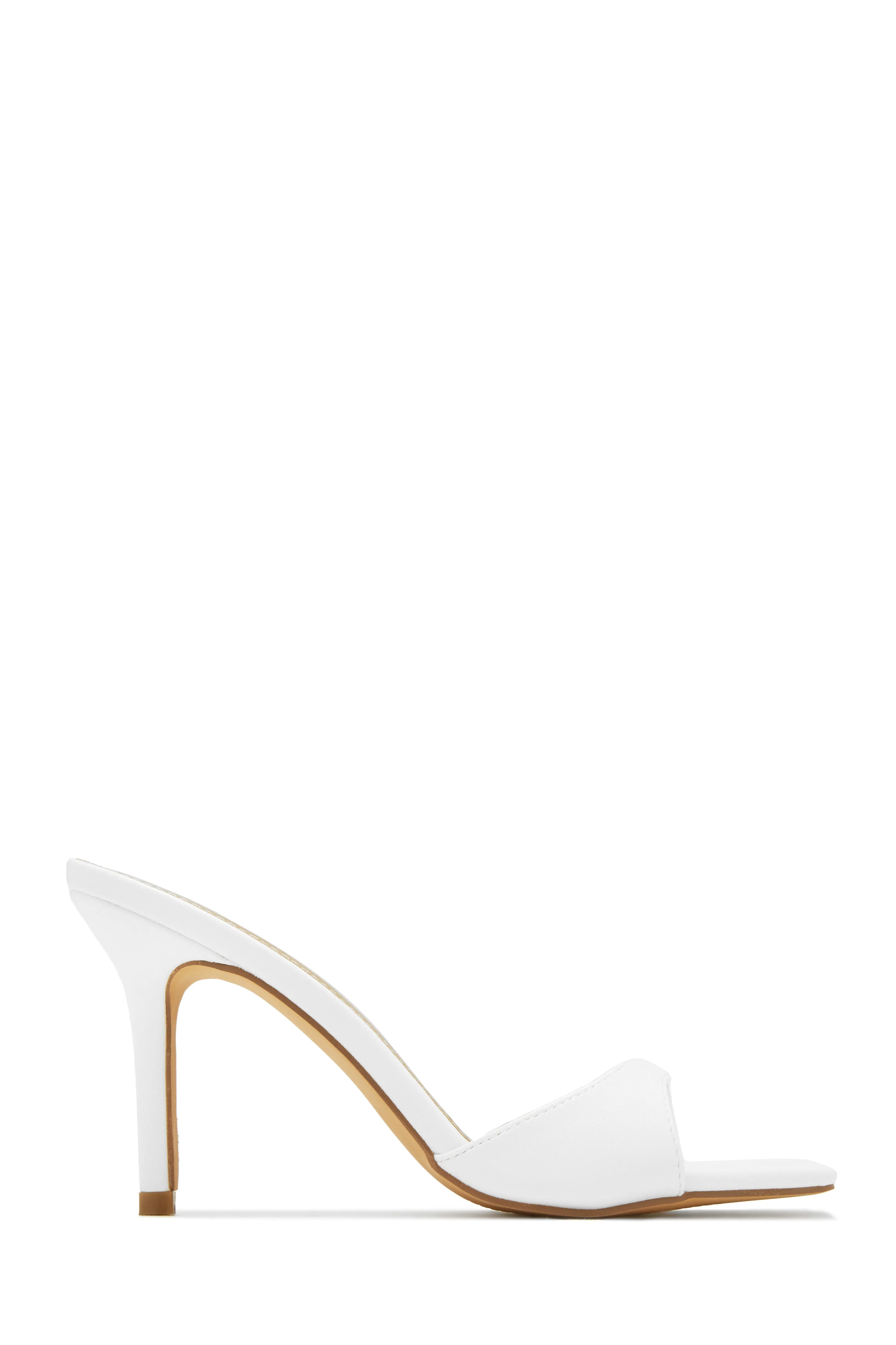 Nellie Mid Heel Mules - Gold