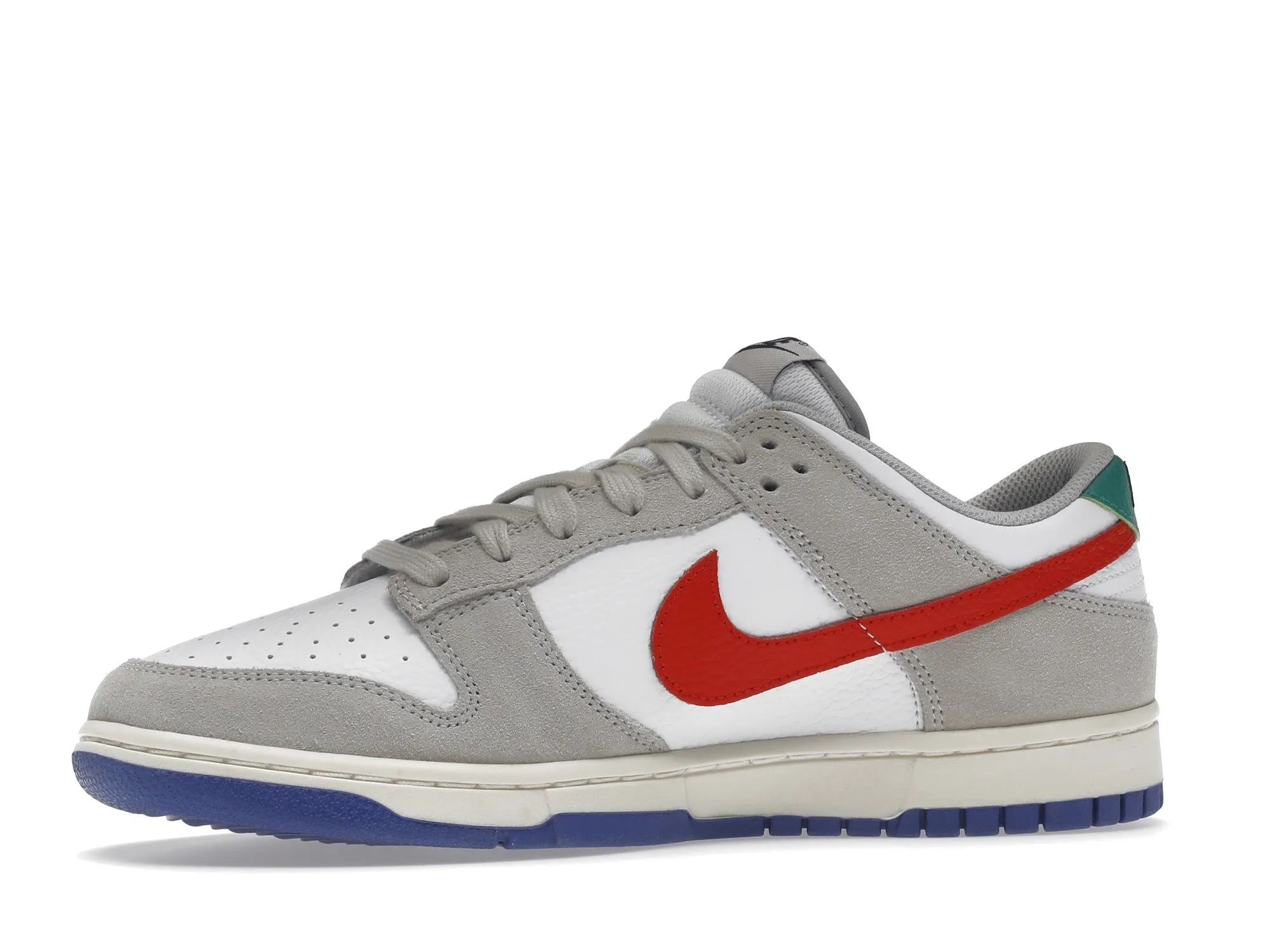 Nike Dunk Low Light Iron Ore Red Blue