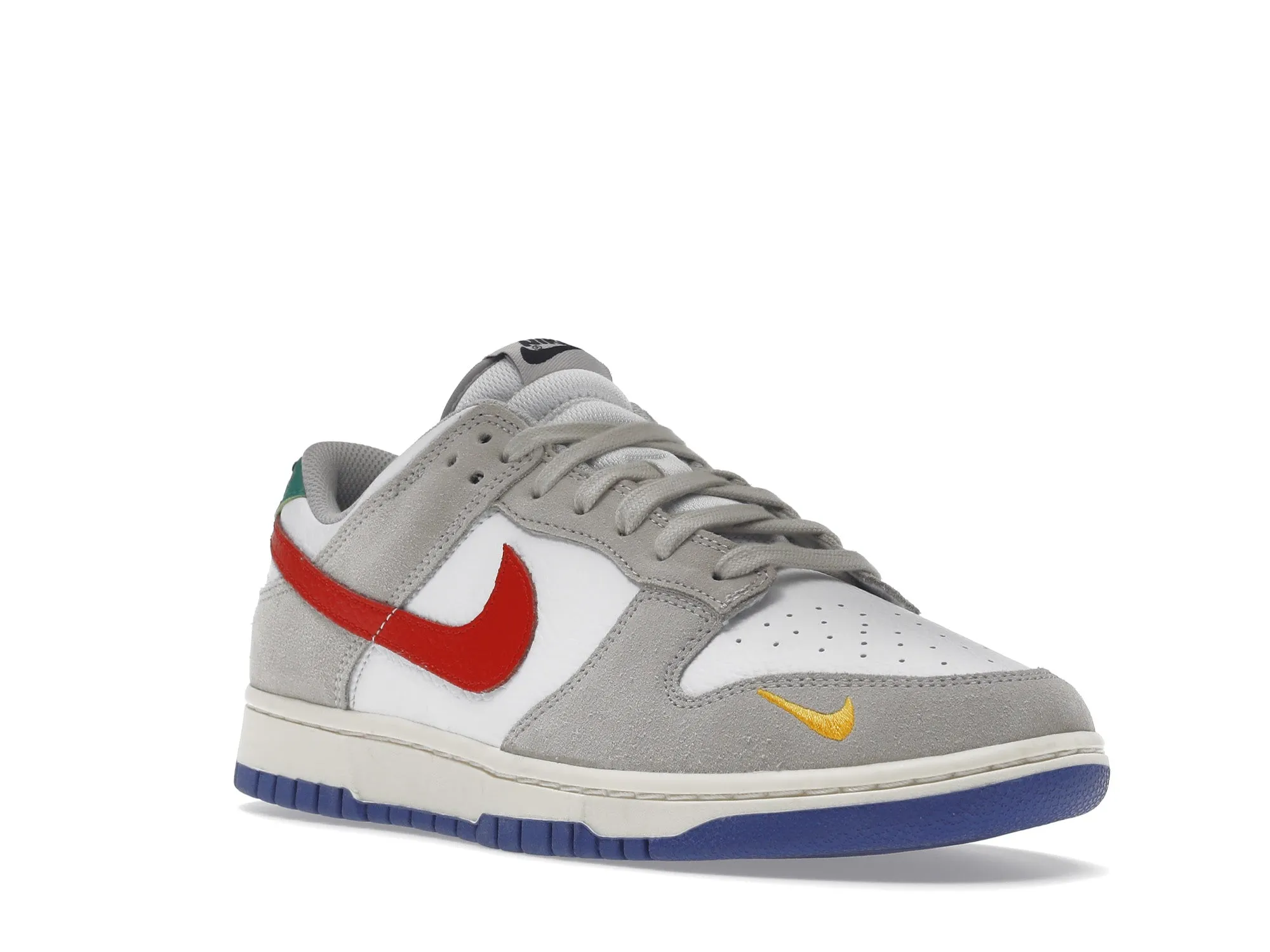 Nike Dunk Low Light Iron Ore Red Blue