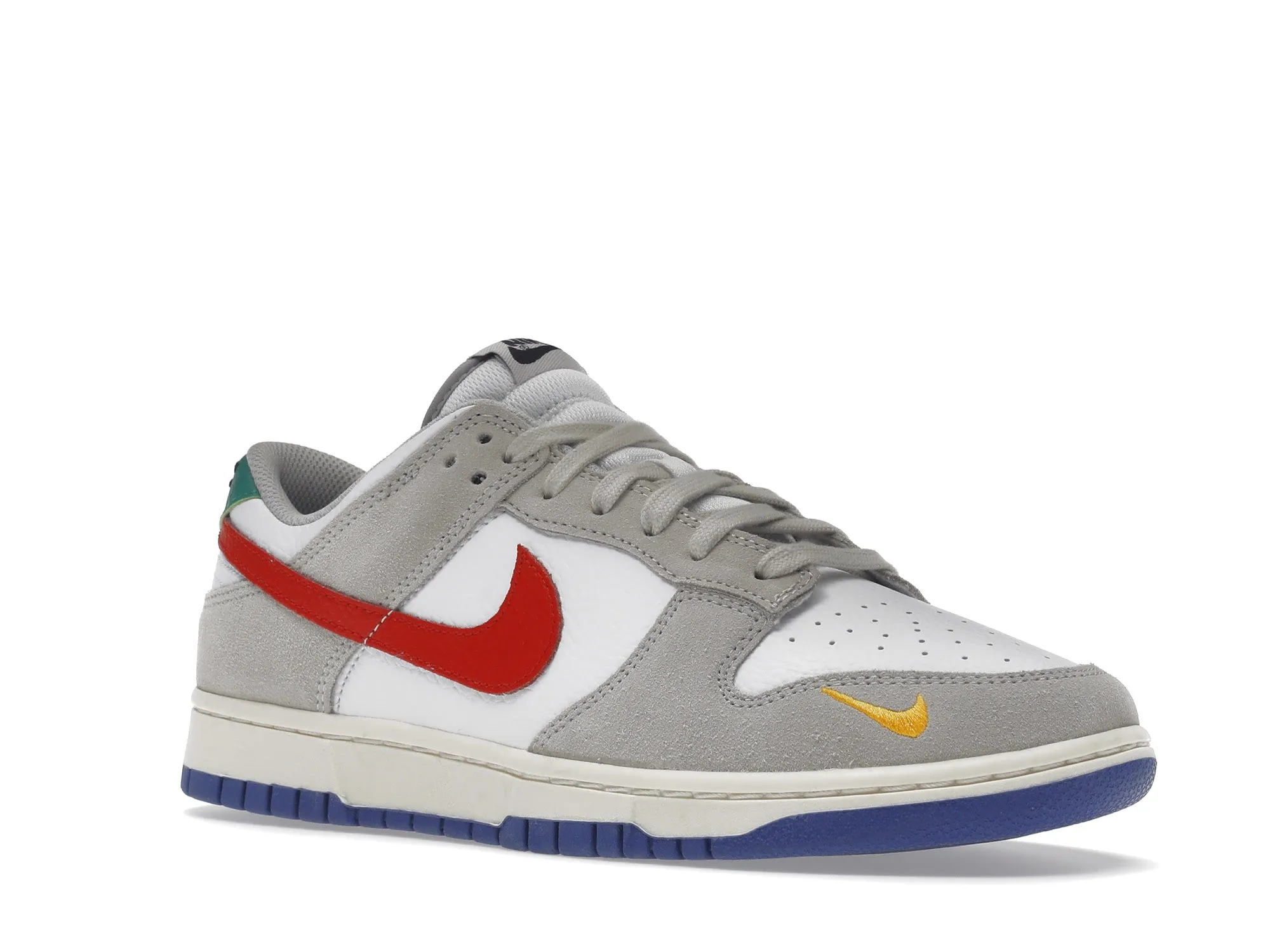 Nike Dunk Low Light Iron Ore Red Blue