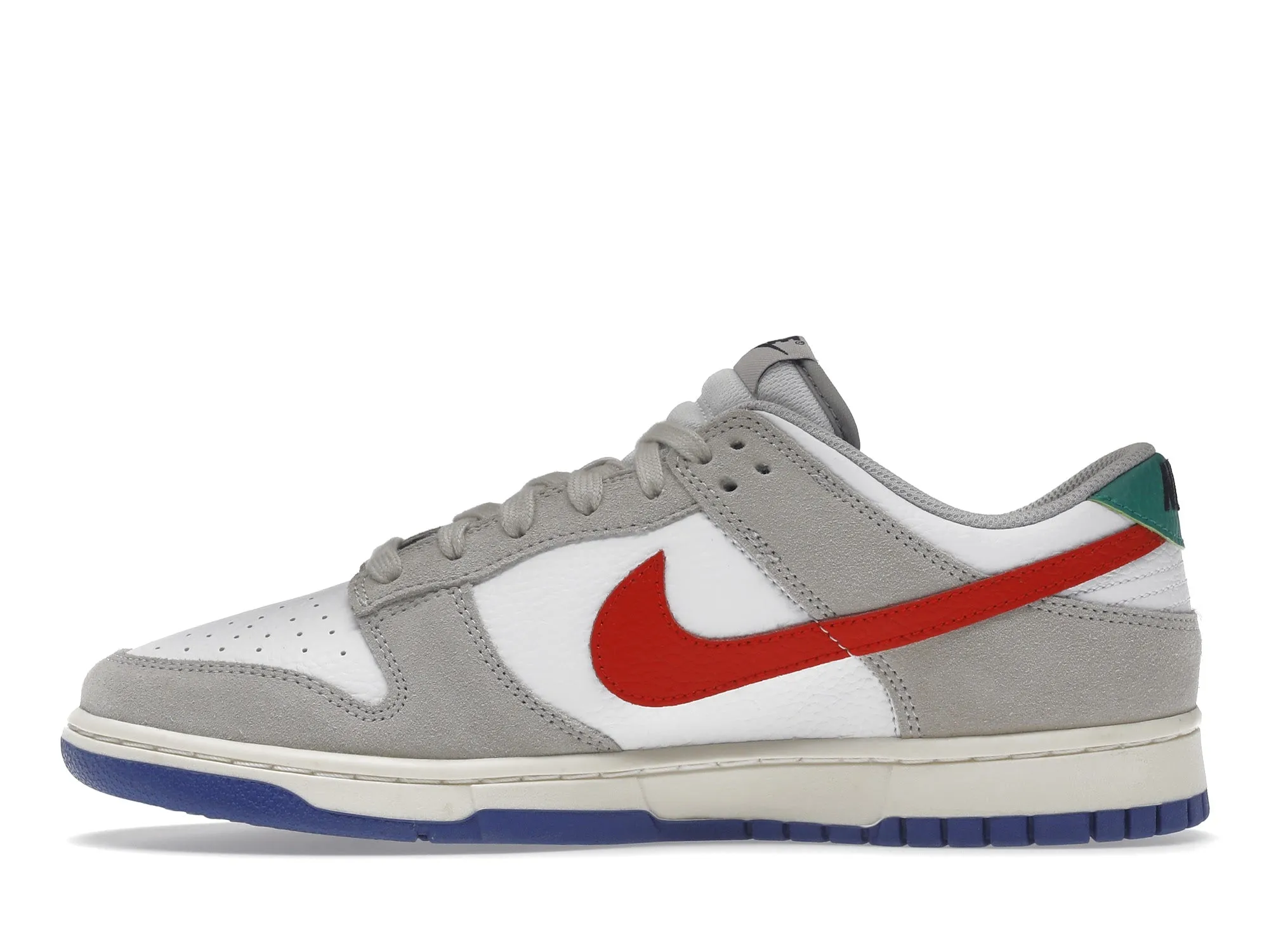 Nike Dunk Low Light Iron Ore Red Blue
