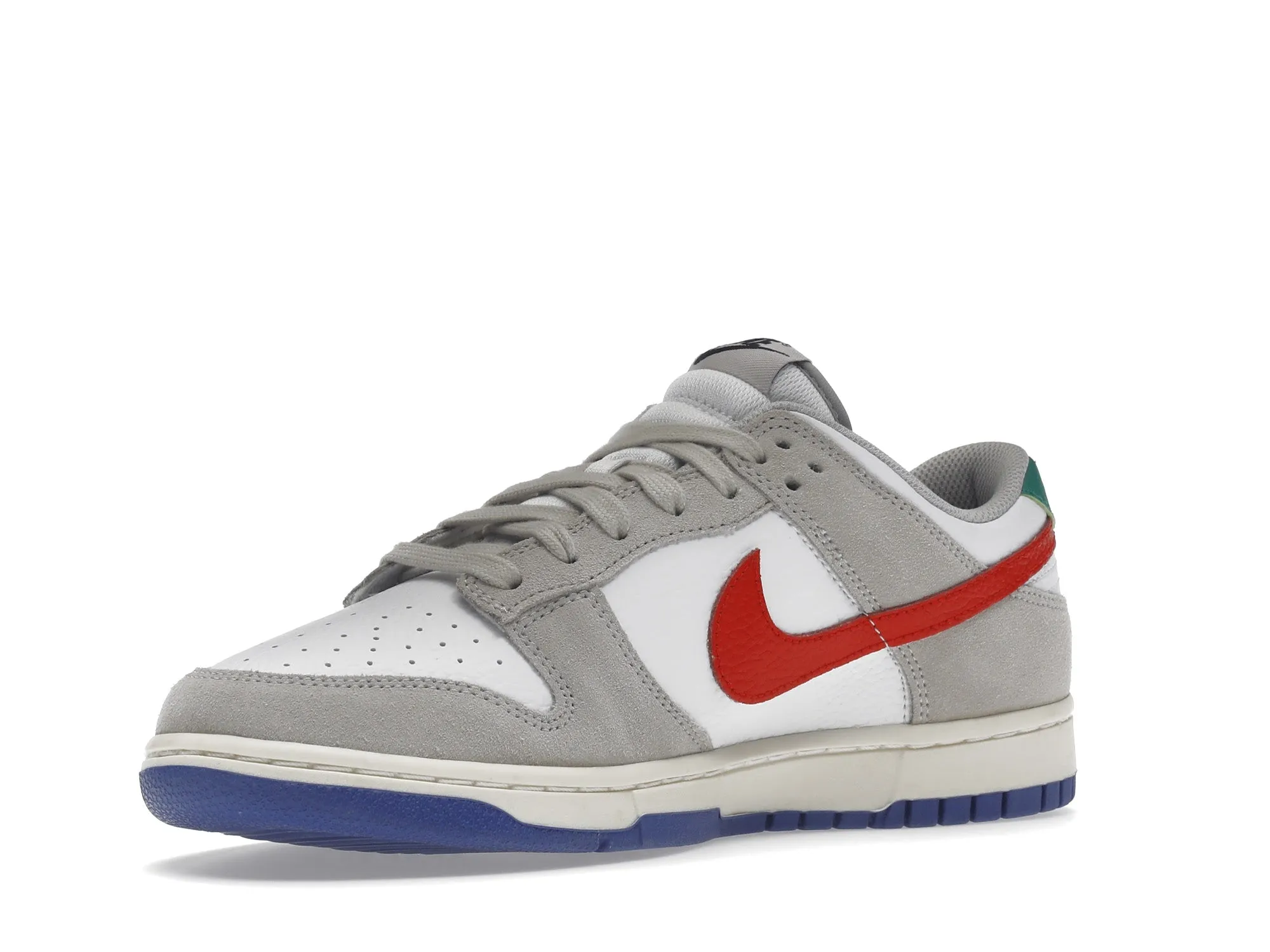 Nike Dunk Low Light Iron Ore Red Blue