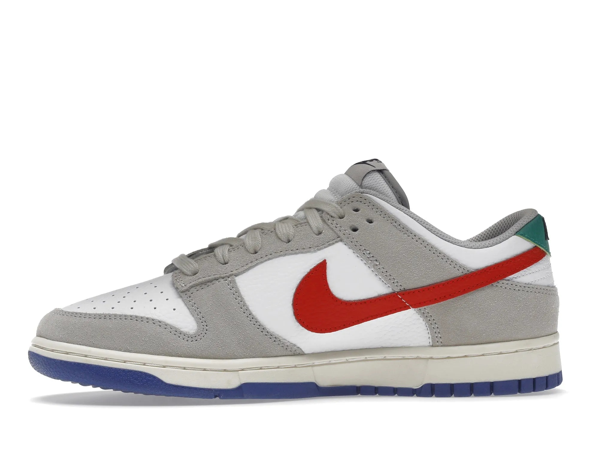 Nike Dunk Low Light Iron Ore Red Blue
