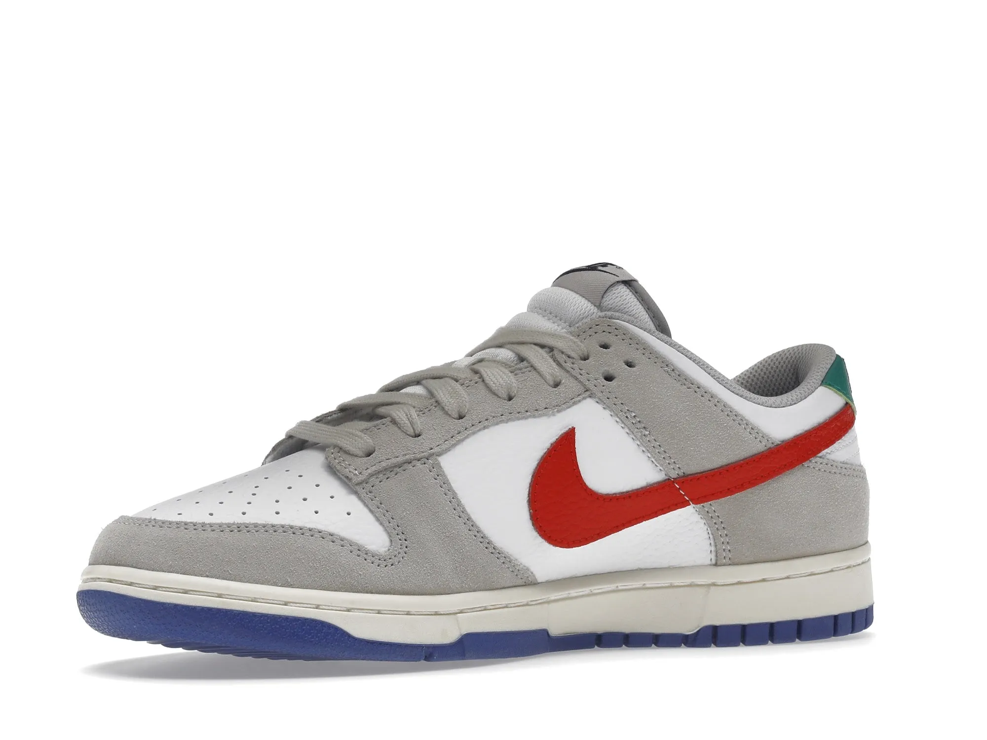 Nike Dunk Low Light Iron Ore Red Blue