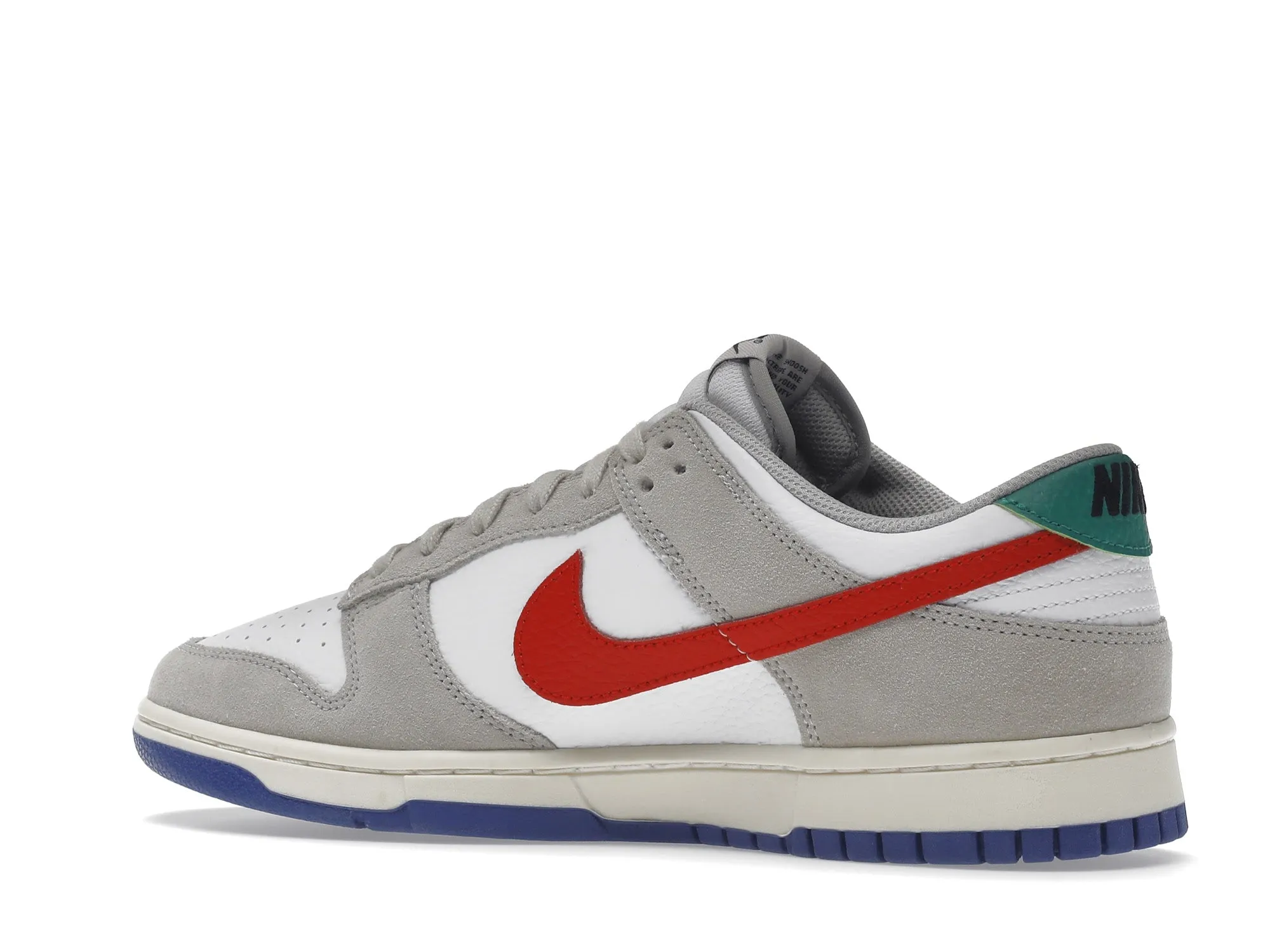 Nike Dunk Low Light Iron Ore Red Blue