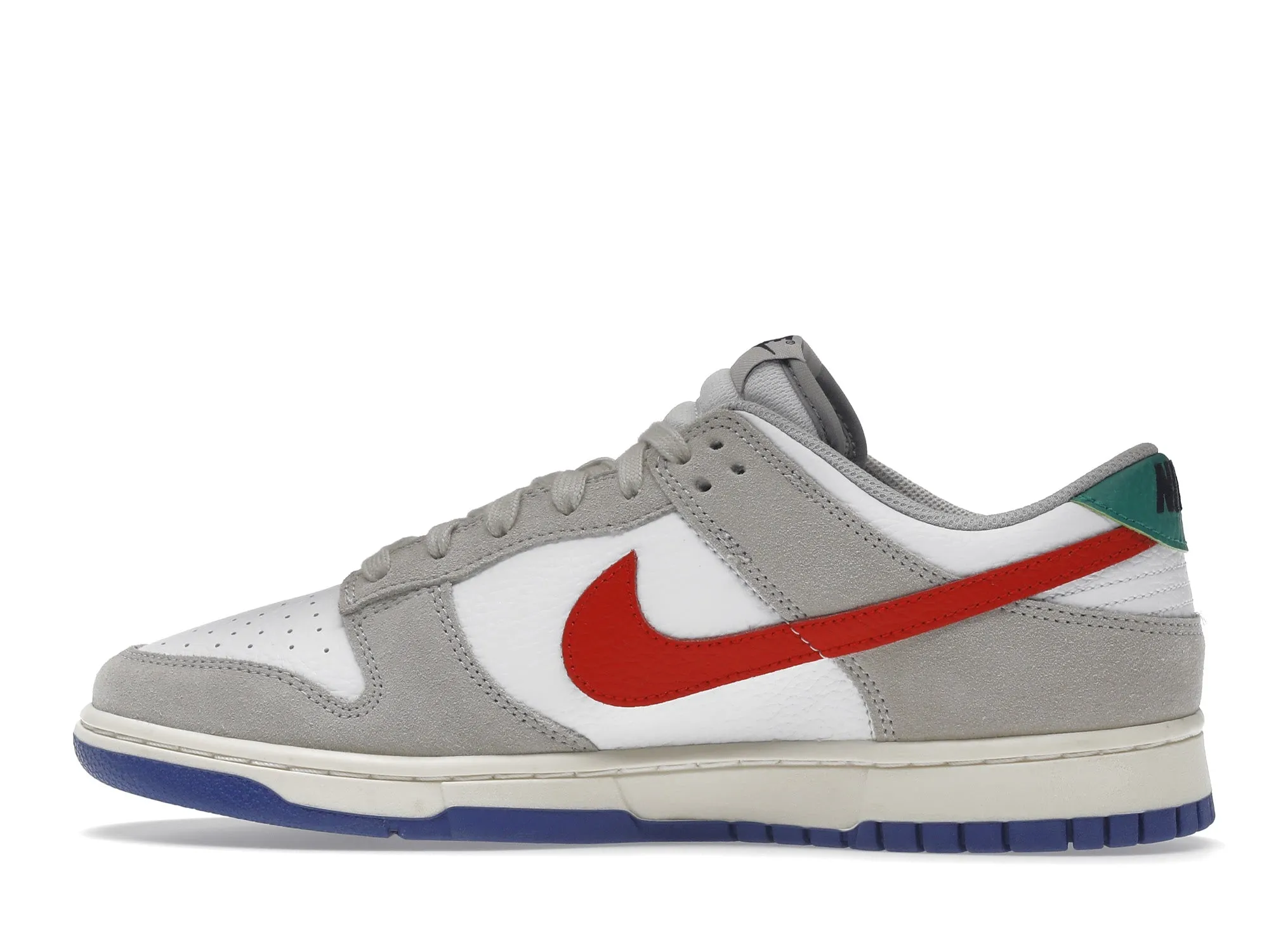 Nike Dunk Low Light Iron Ore Red Blue