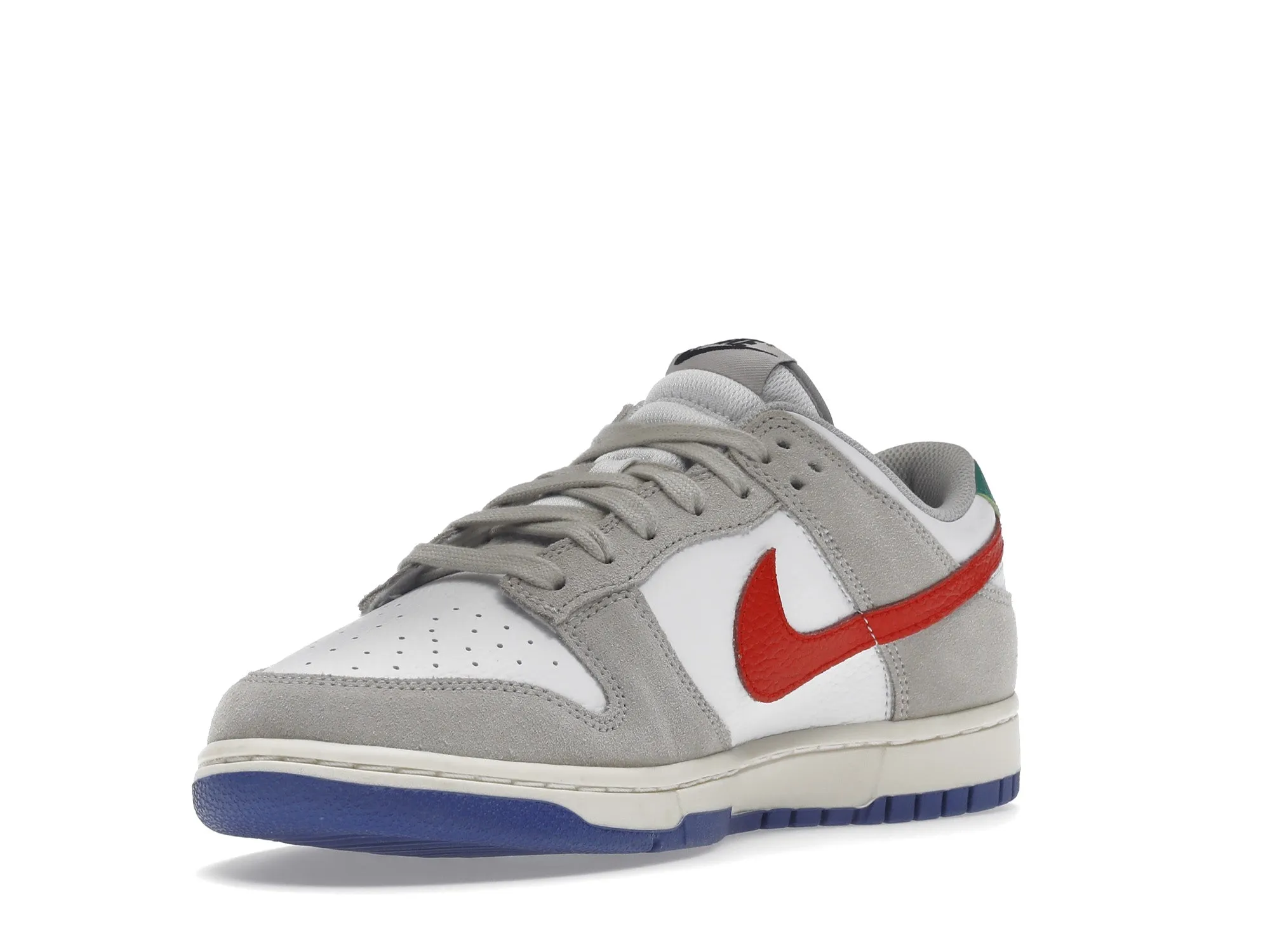 Nike Dunk Low Light Iron Ore Red Blue