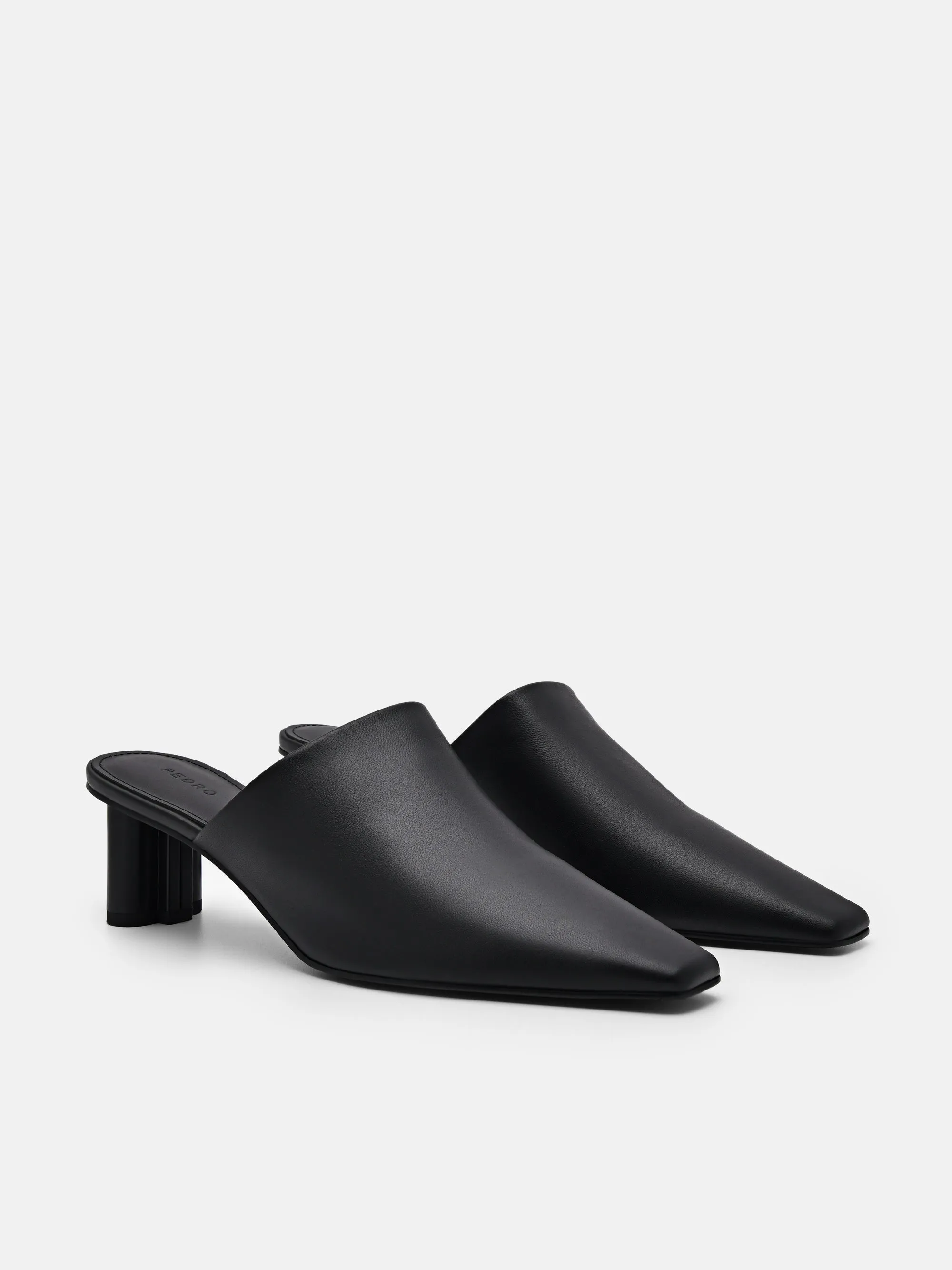 PEDRO Icon Leather Heel Mules